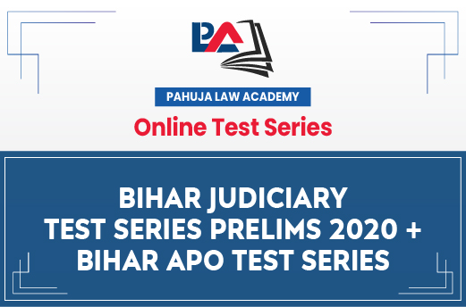 Bihar Judiciary Test Series Prelims 2020 + BIHAR APO TEST SERIES 
