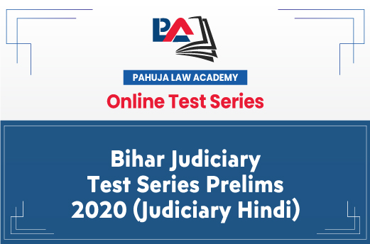 Bihar Judiciary Test Series Prelims 2020 (Judiciary Hindi)