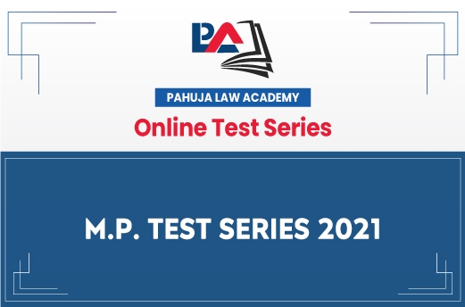 M.P. TEST SERIES 2021