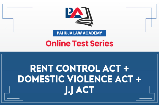 RENT CONTROL ACT + DOMESTIC VIOLENCE ACT + J.J ACT
