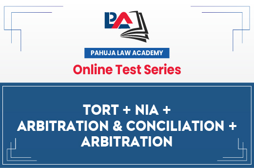 Tort + NIA + Arbitration & Conciliation + ARBITRATION 